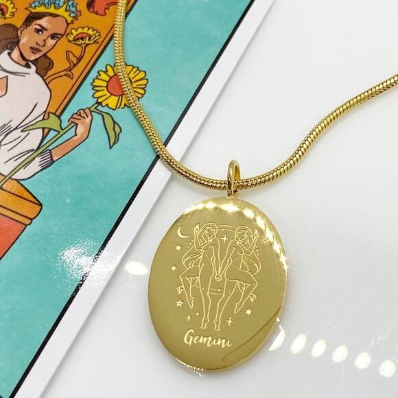 NEW Gemini Goddess Layering Necklace - Picture 6 of 14